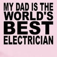 thumbnail image 2 of CafePress - My Dad Is The Worlds Best Electrician Body Suit - Baby Light Bodysuit, Size Newborn - 24 Months, 2 of 4