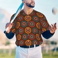 thumbnail image 5 of Picia 60s and 70s Aesthetic1 Pattern Mens Polo Shirts Quick Dry Short Sleeve Golf T Shirt Performance Moisture Wicking Casual Workout Baseball T-shirt-Medium, 5 of 7