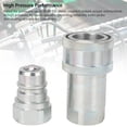 thumbnail image 3 of Hydraulic Coupling, Hydraulic Quick Coupler 24GPM Hardened Steel Easy To Install  for Construction Logging Industries, 3 of 7