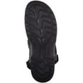 thumbnail image 7 of ABSOLUTE FOOTWEAR Mens Touch and Close Summer Holiday Strap Sports Sandals - Black - US 10, 7 of 7
