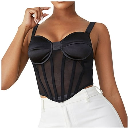 

dmqupv plus Size Lingerie for Women Women Lingerie Corset Lace Floral Bralette Bralet Bra Bustier Lingerie for Women Black Medium