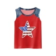 thumbnail image 6 of Grblisyd 4th of July Tank Tops for Girls American Flag T-Shirt Kids Independence Day Shirts Crew Neck Patriotic Sleeveless Top Tees 1-13T, 6 of 6