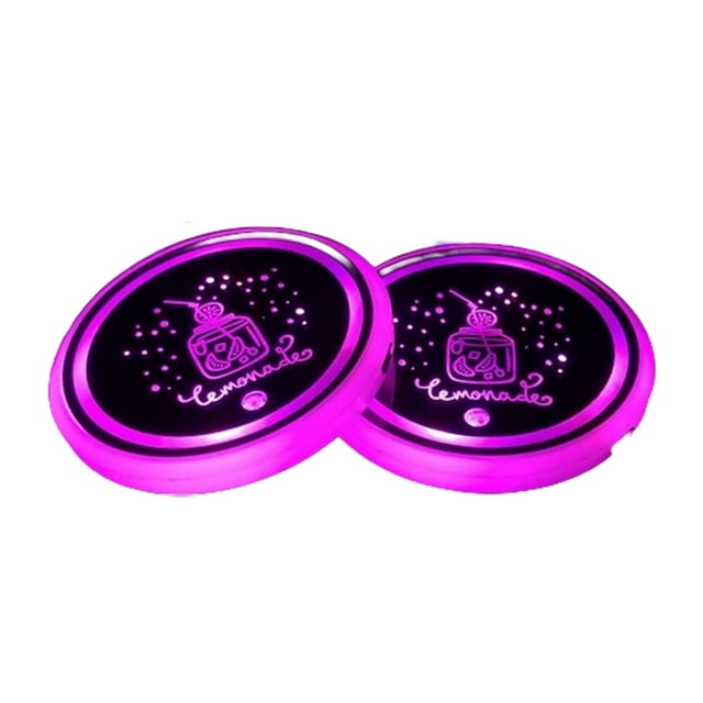 Wisewang Light Up Ride With Intelligent Sensor Vehicle Cup Holder Coaster Car Coaster With Light type+4