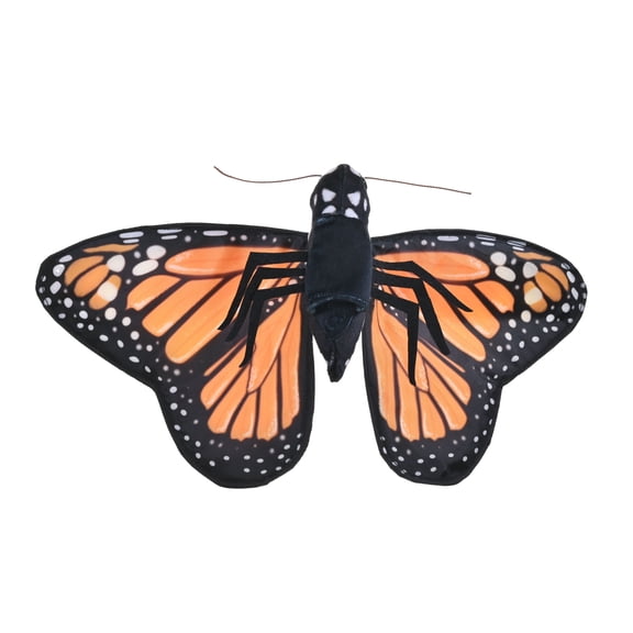 Wild Republic Butterfly Monarch, Stuffed Animal, 7 Inches, Plush Toy, Fill is Spun Recycled Water Bottles