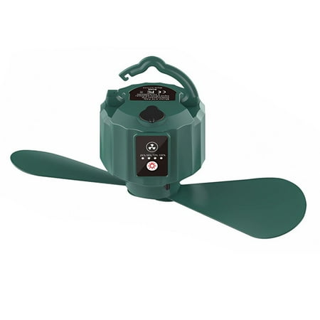 

Leke Outdoor Camping Ceiling Fan Fan Light Fan Lamp Multifunctional 2in1 Electric Fan