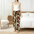 thumbnail image 2 of Fotbe Red Fruit Women's Pajama Pants,Sleepwear Pants,Pj Bottoms Drawstring And Pockets-Small, 2 of 7
