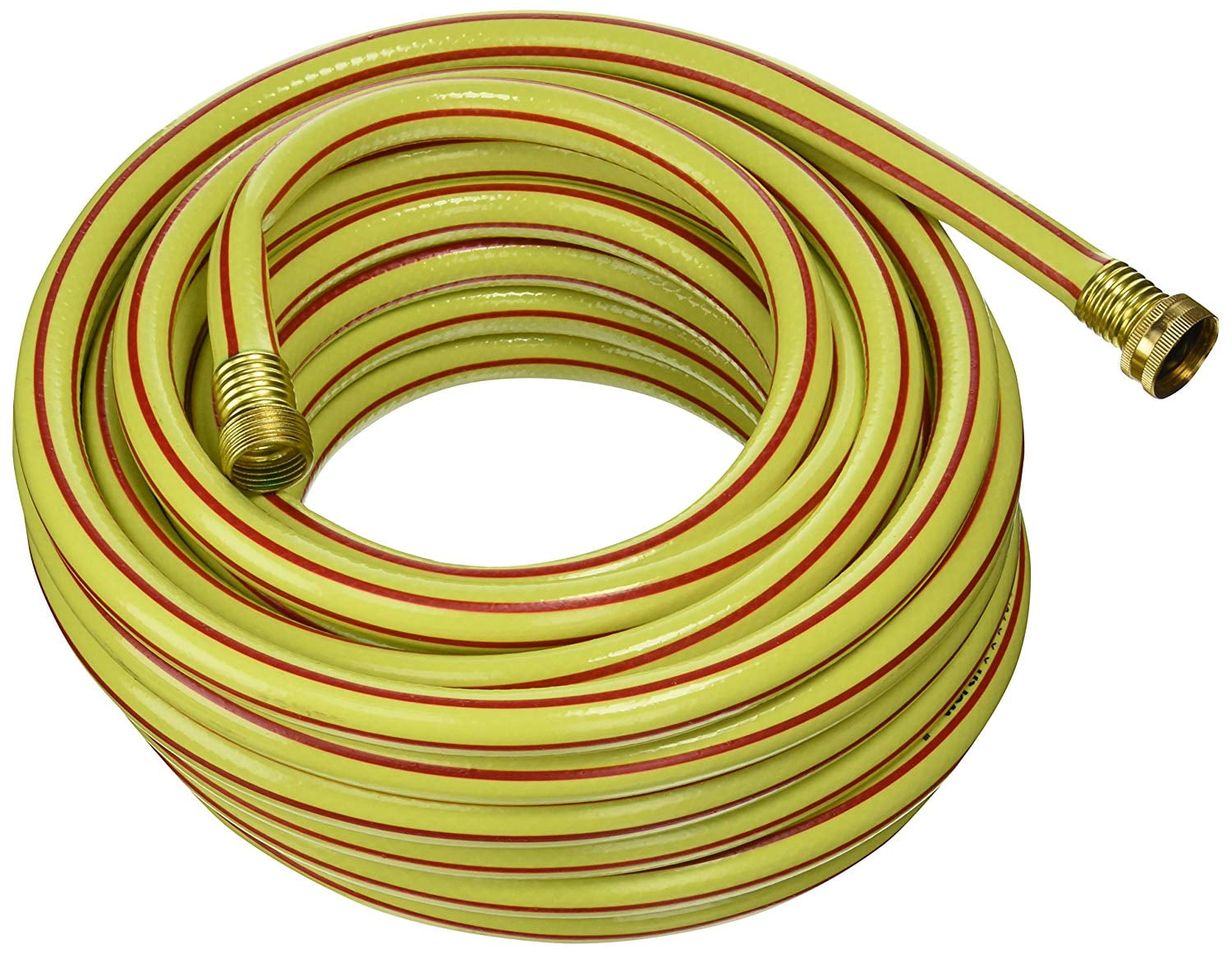 3 Stars 5/8 in. Dia X 50 Ft. FourLayer Yellow Garden Hose Ideal Indoor