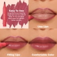thumbnail image 4 of Set de rotuladores de labios KIMUSE de larga duración, impermeable, colorete, 4 of 9