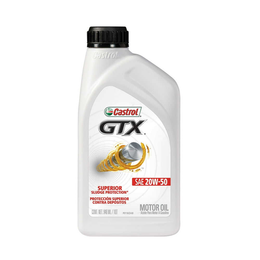 Castrol GTX 20W50 Conventional Motor Oil, 1 Quart