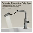 thumbnail image 4 of Pull-Out Faucet Stainless Steel Multifunction 360 Degree Rotation Hot Cold for Bathroom Kitchen, 4 of 7