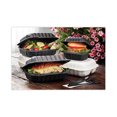 thumbnail image 6 of Pactiv Evergreen Earthchoice Smartlock Microwavable Hinged Lid Container, 8.31 x 8.35 x 3.1, Black, Plastic, 200/Carton, 6 of 7
