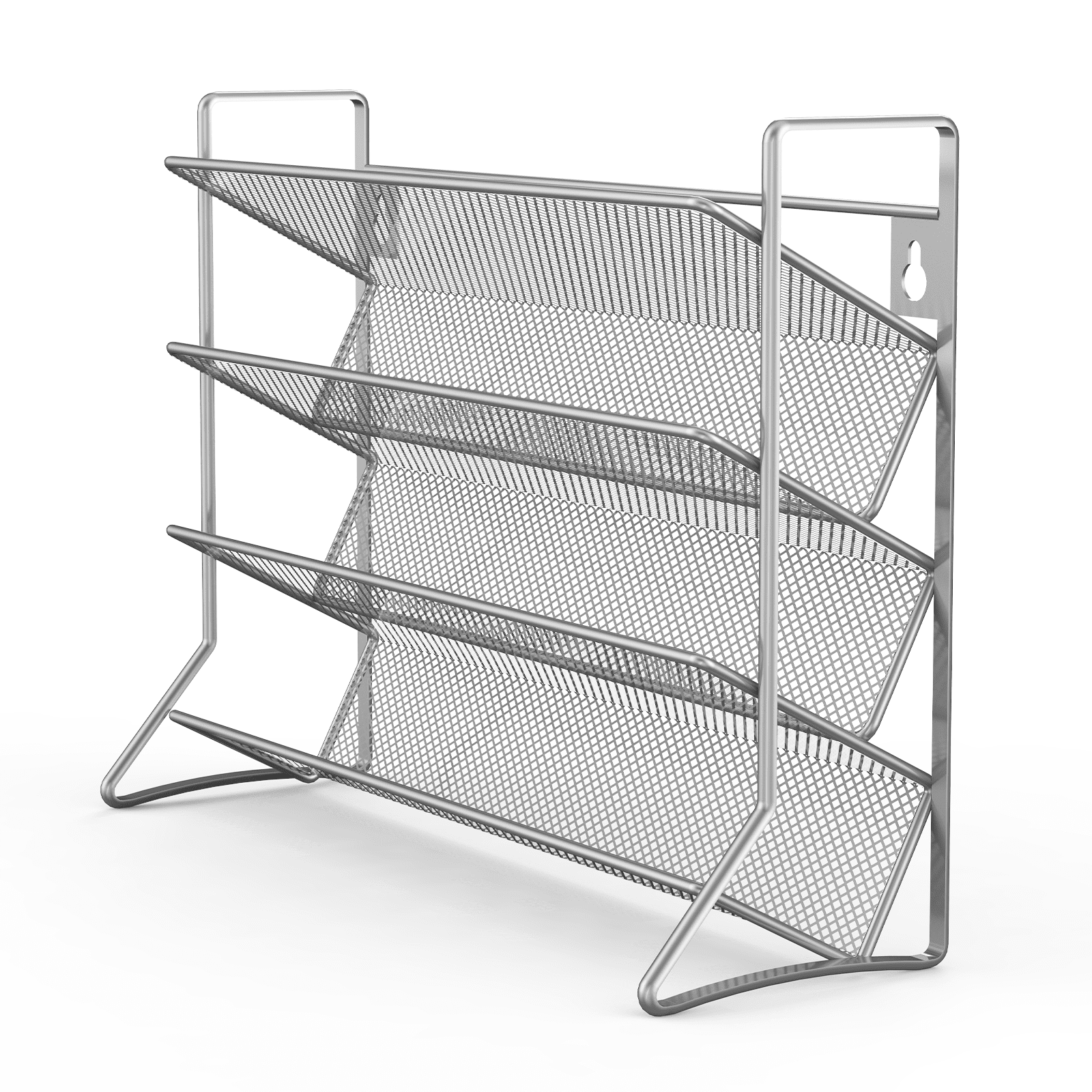 2 Pack Metal Spice Organizer Rack Free Standing & Wall-Mount Seasoning Jars Shelf hold 24 Spice Jars for Kitchen,Silver