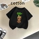 thumbnail image 2 of Ropa informal de verano para niños, camiseta de algodón para niños, camiseta de manga corta cómoda con estampado callejero para niños y niñas, camiseta de algodón, 2 of 4