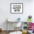 thumbnail image 3 of Stupell Industries Contemporary Fearless Gamer Retro Black Floating Frame Canvas Art, 21 x 17, by Yass Naffas Designs, 3 of 8