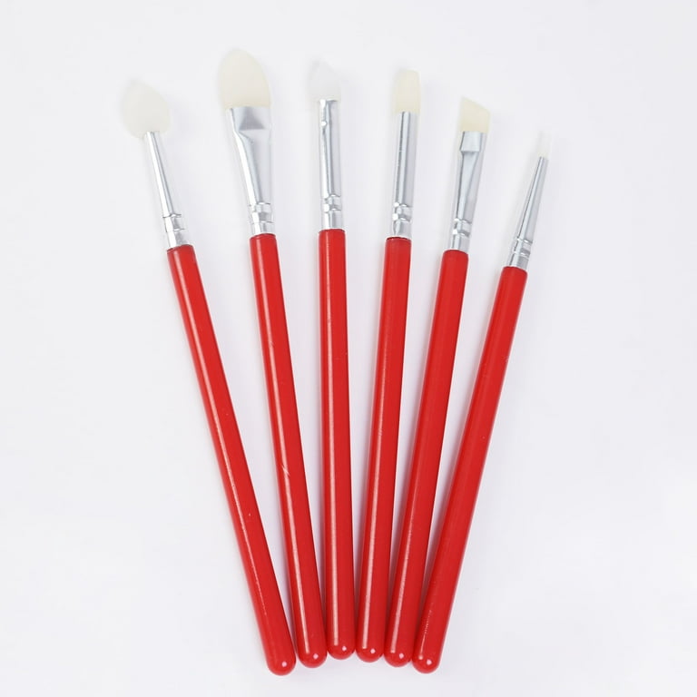 6 Piece Silicone Brush Set by Craft Smart®