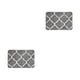 thumbnail image 4 of Injueey Textura y parte inferior antideslizante para una buena sensación de paso Alfombra de ducha Baño absorbente antideslizante Gris 40x60cm 2piezas, 4 of 6
