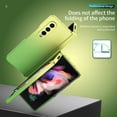 thumbnail image 6 of for Samsung Galaxy Z Fold 3 5G Case, with Glass Screen Protector & Hinge Protection Gradient Color Z Fold3 Phone Case Cover Women Men Hard Slim Thin for Galaxy Z Fold 3 Case (Green Green), 6 of 14