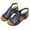 Blue, variant on TKYCMSUAKI Dressy Wedge Sandals for Women Open Toe Walking Orthopedic Sandals Comfortable Low Heel Sandal Summer Platform Casual Dress Women Sandal