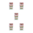 thumbnail image 3 of maskred 1 Set French Tip Press on Nails Gradient Extension Fingernails Tips Removable Fashion Wraps Full Cover DIY Manicure Kit Type 19 2g glue,24Pcs jelly 5Set, 3 of 6