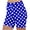 Blue, variant on Women's High Waisted Polka Dot Print Shorts Summer Casual Stretch Jogger Pants Beach Vacation Fashion Hip Hop Boho Style Comfy Elastic Waist Active Yoga Workout Bottoms, Hot Pink S