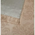 thumbnail image 3 of Evelyn Embossed Thermal Grommet Blackout Curtains Room Darkening, Noise Reduction Fabric Blocks 97% of Sunlight (Panel Pair 38" W x 63" L, Taupe), 3 of 3