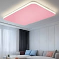 thumbnail image 2 of Pink Magnetic Fluorescent Light Covers for Ceiling Lights 2 x 4 Feet, Pure Pink Office Classroom Kitchen Drop Ceiling Light Covers Lighting Filters Shade Panel 1 Pack, 2 of 9