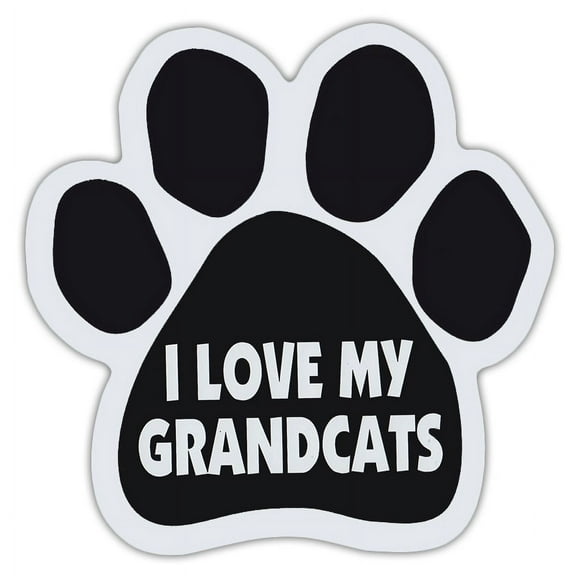 Cat Paw Shaped Magnets: I Love My Grandcats | Cats, Gifts, Cars, Trucks