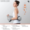thumbnail image 4 of SHARPER IMAGE Reversible Neck & Shoulder Shiatsu Massager, with Arm Straps, Personal Massage for Neck & Back, Deep Tissue Kneading and Soothing Heat, Rotating Heads, Relaxation & Calming Sensation, 4 of 7