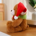 thumbnail image 3 of Cute Teddy Bear Stuffed Animal Doll - Soft Christmas Series Bear Plush Toy Pillow Doll Home Decor, 3 of 5