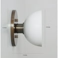 thumbnail image 3 of Single Light Brass Sputnik Wall Sconce Light Fixture., 3 of 3