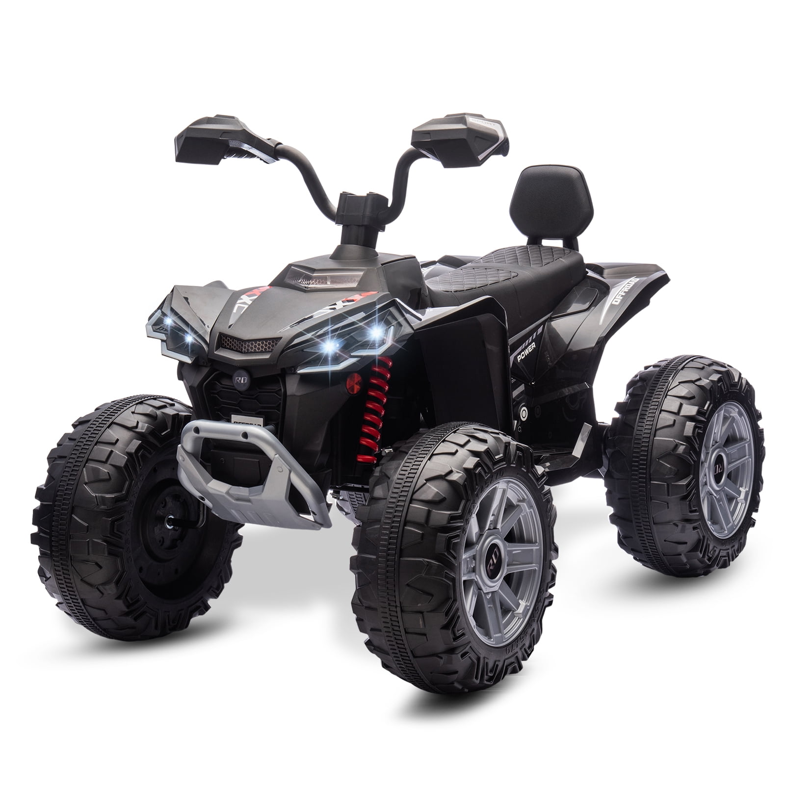 MUKIDY 24V Kids ATV, 4-Wheeler Ride-On Toy with 2x200W