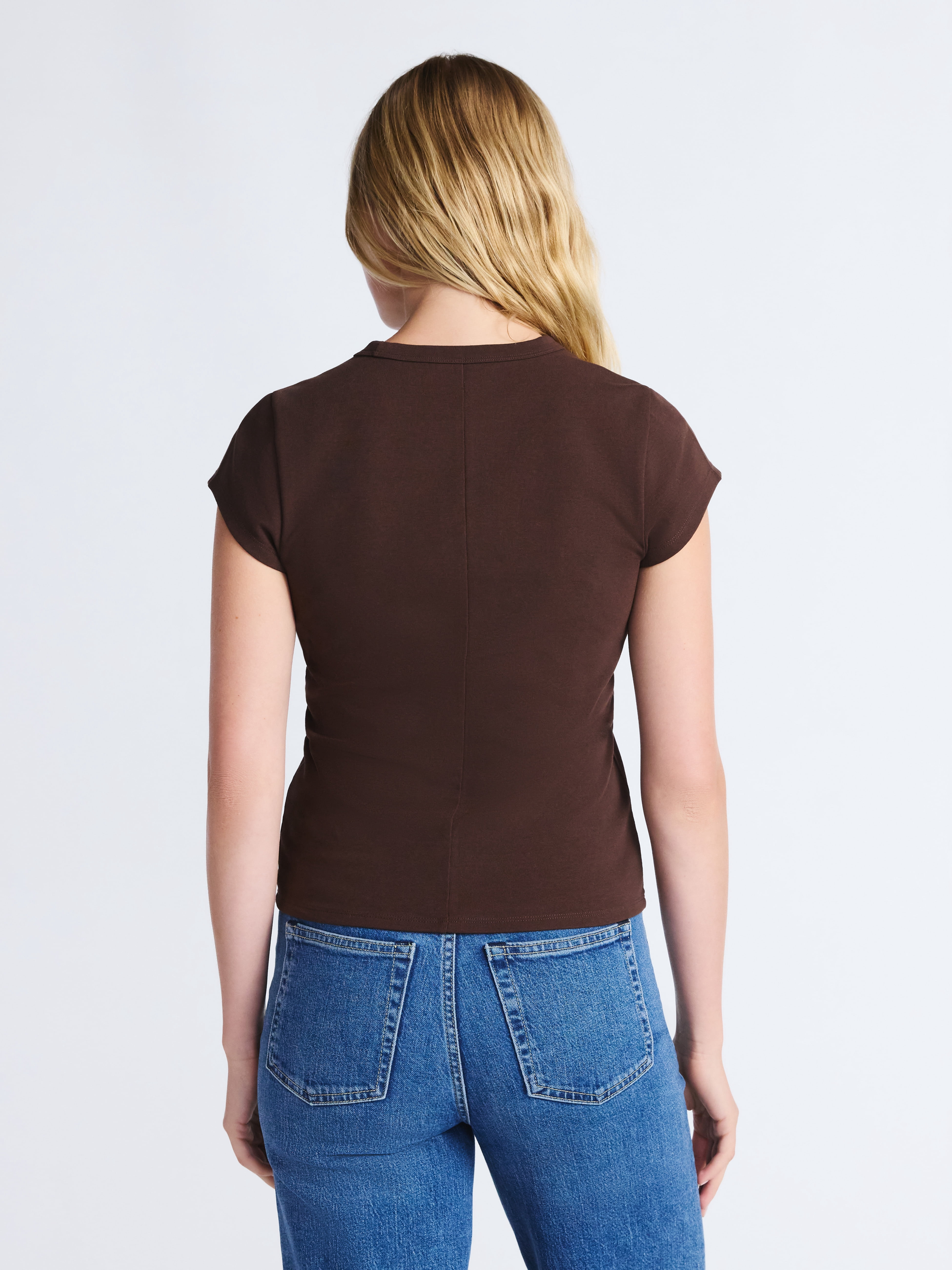 Free Assembly Women's and Women's Plus Cap Sleeve Tee, Sizes XS-4X