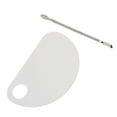 thumbnail image 1 of Paleta De Mezcla Cosmética, Paleta De Arte De Uñas De Textura Brillante Acrílico Transparente Portátil Forma Semicircular Multifuncional Para Pintura, 1 of 7