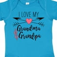 thumbnail image 4 of Inktastic I Love My Grandma and Grandpa Heart and Arrows Boys or Girls Baby Bodysuit, 4 of 5