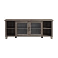 thumbnail image 5 of Woven Paths Transitional Glass Door TV Stand for TVs up to 65", Grey Wash, 5 of 9