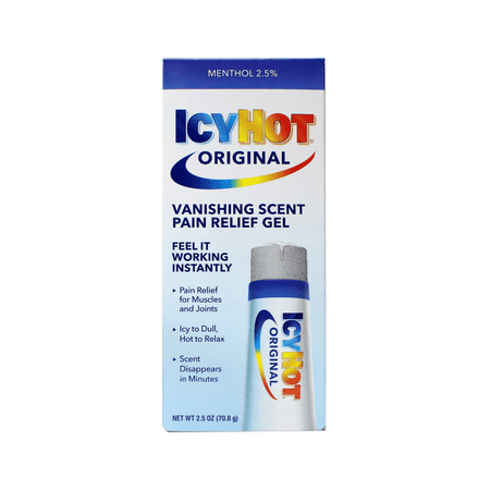 4 Pack - ICY HOT Pain Relieving Vanishing Scent Gel 2.50 oz Each