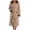 Khaki, variant on FAHUOMU Plush Hooded Robes For Women Cozy Warm Fleece Bath Robe With Pockets Winter Loose Fit Loungewear