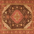 thumbnail image 1 of Ahgly Company Indoor Square Persian Orange Traditional Area Rugs, 5' Square, 1 of 1