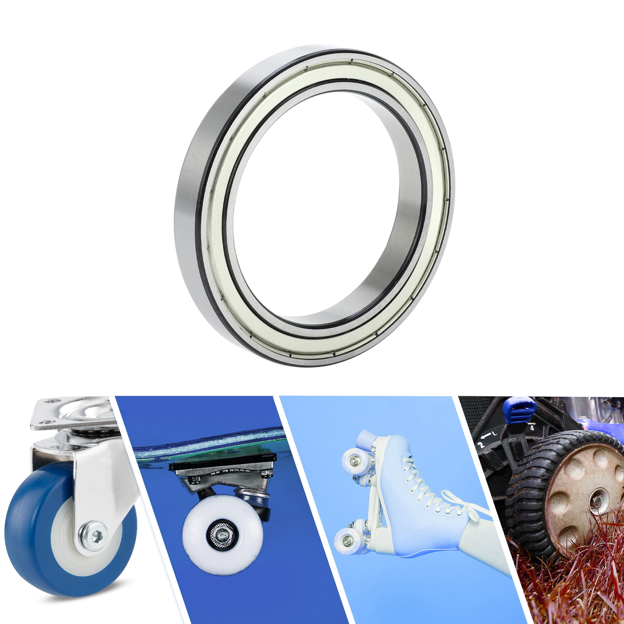 6916ZZ Deep Groove Ball Bearings 80x110x16mm 1 Pc Lubricated Bearings Scooter Skateboard Wheel
