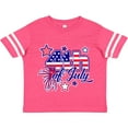 thumbnail image 3 of Inktastic 4th of July Fireworks Stars and American Flag Boys or Girls Toddler T-Shirt, 3 of 5