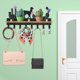 thumbnail image 3 of Solución de almacenamiento para pasillos y baños para ropa y accesorios Toallero de pared que ahorra espacio, 3 of 8