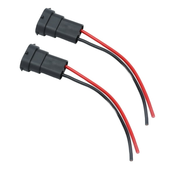Lamp Socket Cord,2Pcs Socket Wires Male Male Socket Adapter Socket Wires Streamlined Design