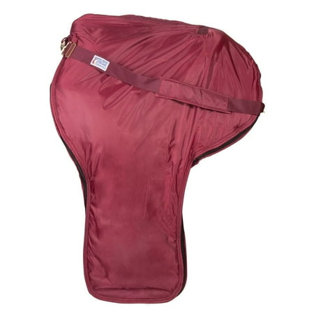 Dura-Tech Supreme Western Saddle Case | Carrier Bag | 28x10x4.5 | Burgundy