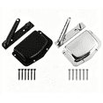 thumbnail image 5 of LOOKSEVEN Adjustable Fixed Electric Guitar Bridge with Cover-Chrome, 5 of 6
