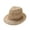 Khaki, variant on SRZYMJ Men's Mesh Fedora Hat Summer Breathable Straw Trilby Homburg Hat Short Brim Jazz Derby Cap Women Foldable Panama Gatsby Hat