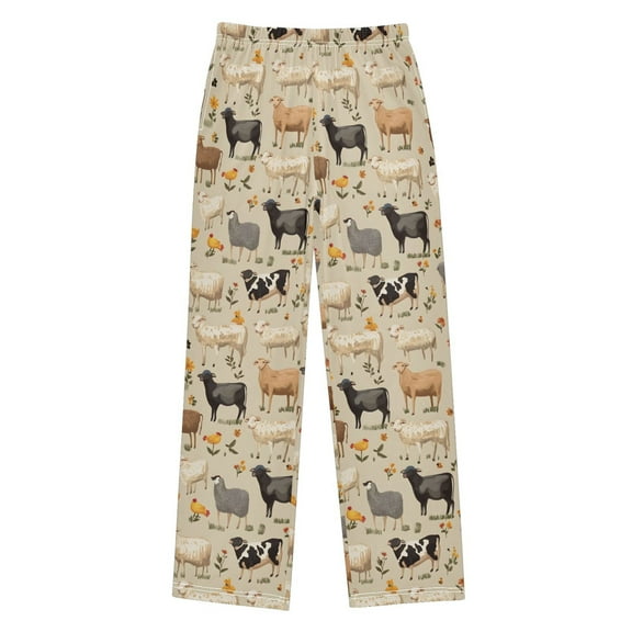 joogoo Farm Animals Sheeps Pajama Pants Pj Bottoms Sleepwear Lounge L