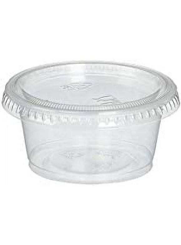 Reditainer 4oz. Portion Cups w/ Lids - 100 Pack