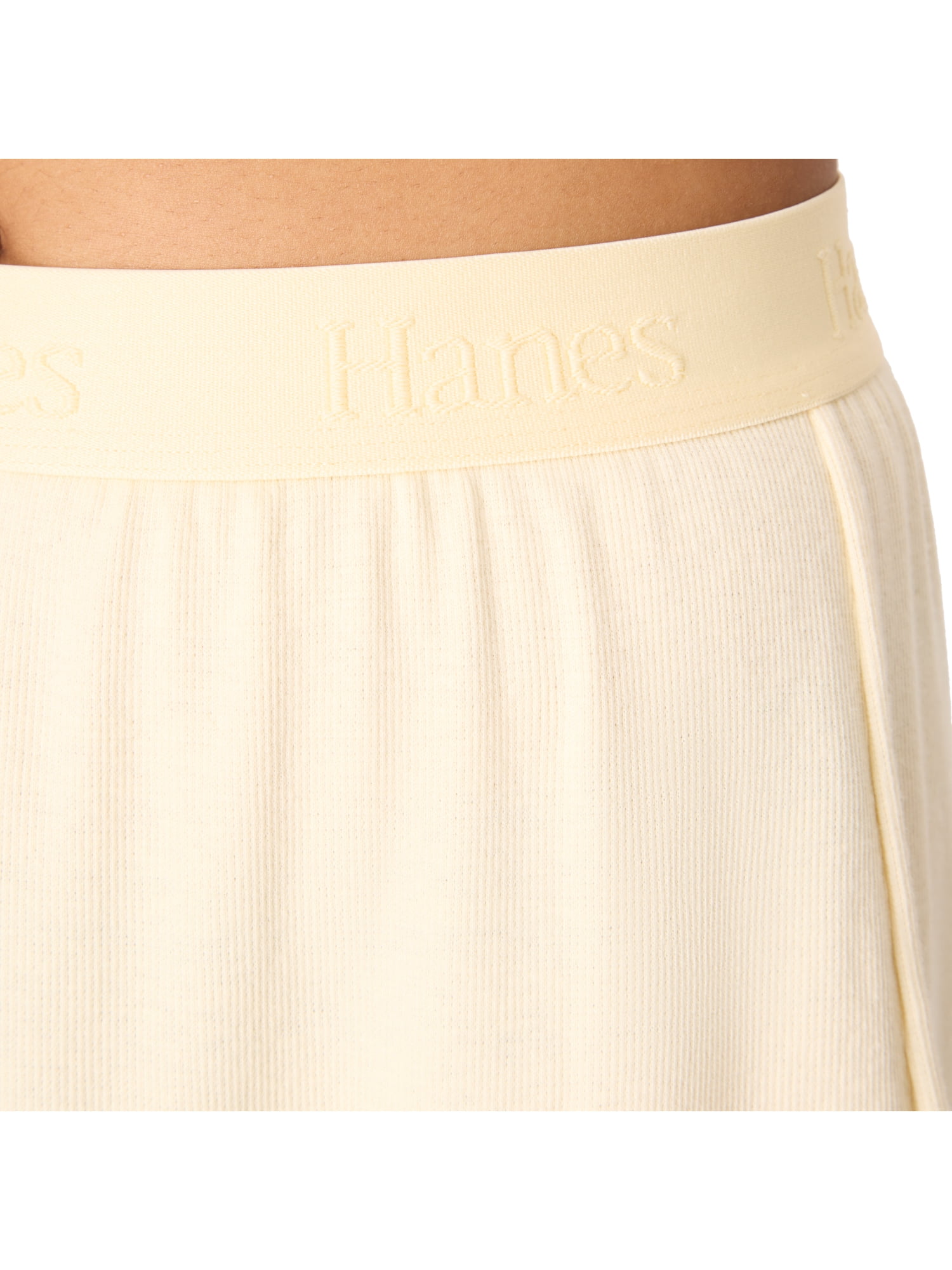 Hanes Originals Women's SuperSoft Comfywear Rib Sleep Shorts, Sizes S to 2X