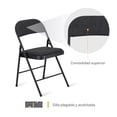 thumbnail image 4 of Pack 10 Silla Plegable Acojinada Metálica Uso Rudo Acolchonada, 4 of 5