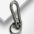 thumbnail image 1 of Men Stainless Steel Gourd Buckle Keychain Waist Belt Clip Anti-lost Buckle Hang, 1 of 5